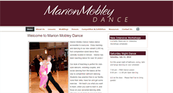 Desktop Screenshot of marionmobleydance.com