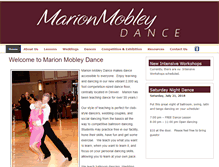 Tablet Screenshot of marionmobleydance.com